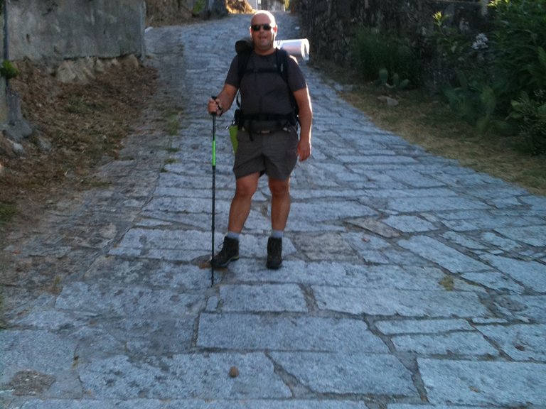 [Translate to Romania:] Patient on his way to the Camino de Santiago route