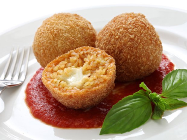 Suppli al telefono – Chifteluțe de orez italiene